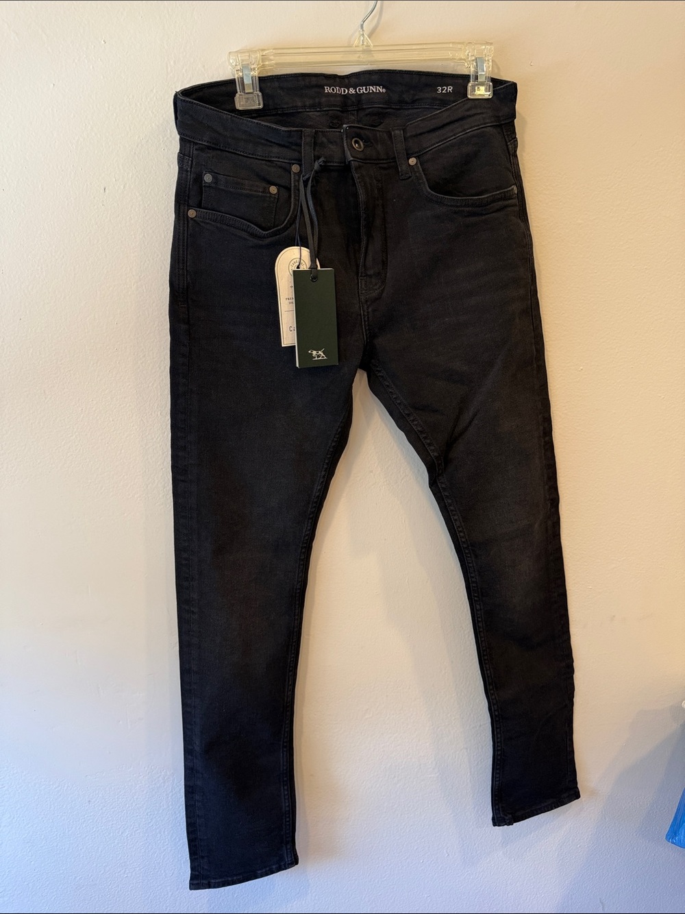 Rodd & Gunn Black Skinny Jeans 32/32 NWT